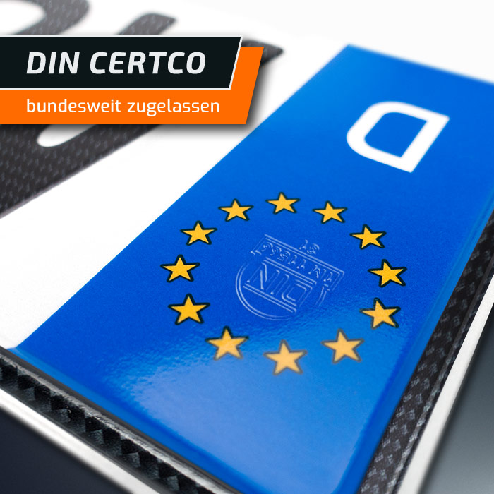 HADEXIA Aufkleber Für Nummernschild, Département 89 Yonne, Schwarz, 60x30 Mm – Für Motorrad & Roller